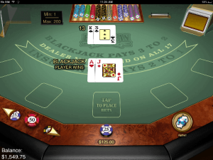 Blackjack mobiel casino